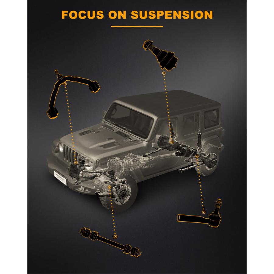 SOSOPART 2pc Set Suspension Kit Rear Upper Control Arm Replaceme 並行輸入品_6