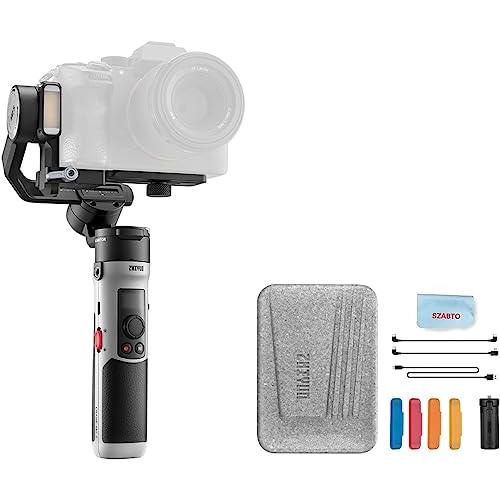 Zhiyun Crane M2S カメラ用ジンバル 手ブレ補正 LEDライト内蔵 急速充電 ミラーレスカメラ スマートフォン Go 並行輸入品｜wid-grab｜02