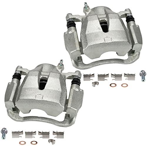TRQ フロントブレーキキャリパーセット 09 10 ポンティアック 11 16 サイオン 06 18 トヨタに適合 TRQ Fr 並行輸入品の画像
