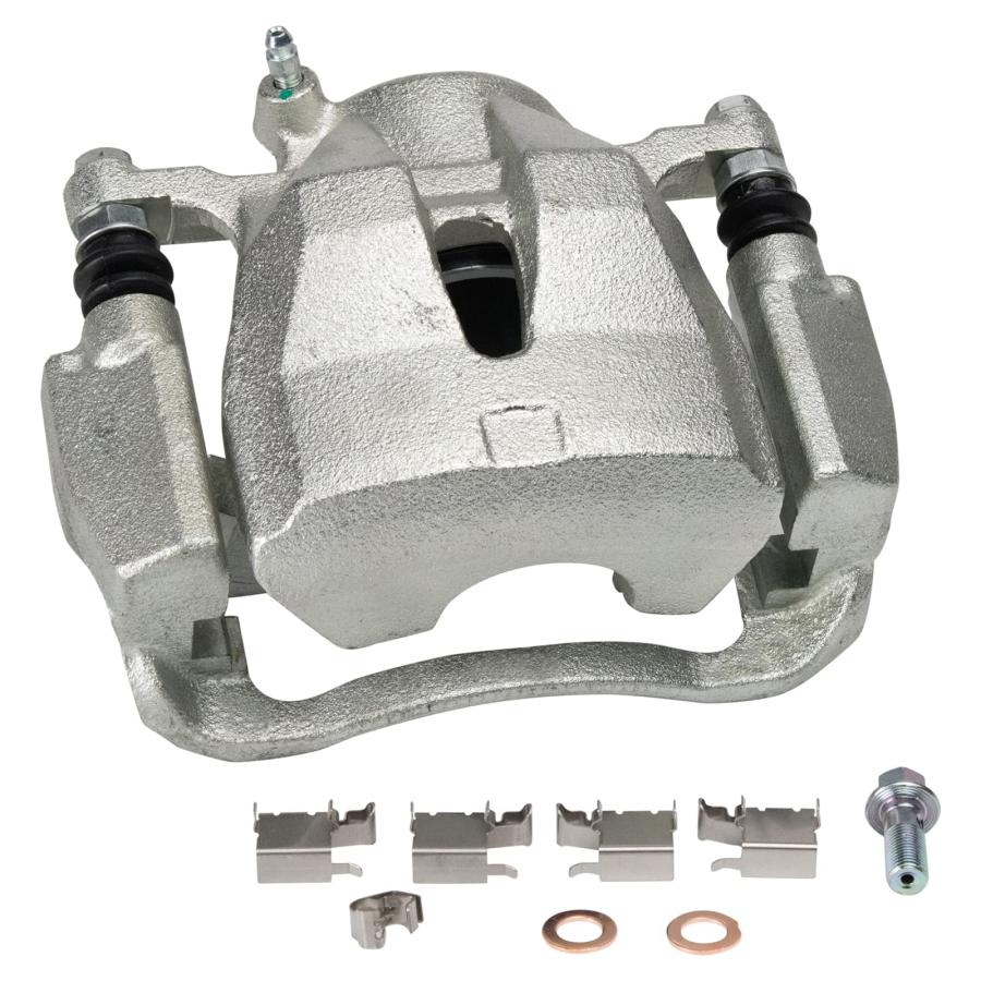 TRQ Front Right Brake Caliper w/Bracket Passenger Side Compatibl 並行輸入品_3