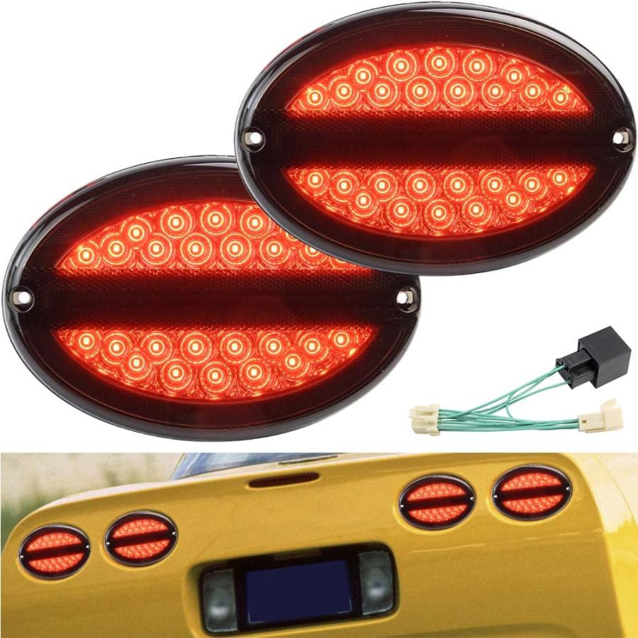 【並行輸入品】 NJSBYL Corvette LED Tail Turn Signal Light Assembly For Chevy C5の画像