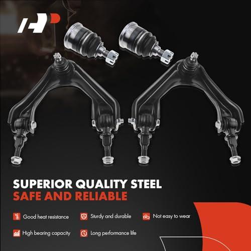 A Premium Set of 4, Front Upper Control Arm, Lower Ball Joint, C 並行輸入品の画像