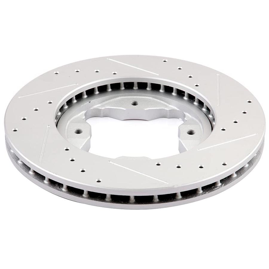 AUTOMUTO Front Rotors Drilled Slotted Discs Brake Rotor fit For 並行輸入品