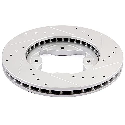 AUTOMUTO Front Rotors Drilled Slotted Discs Brake Rotor fit For 並行輸入品