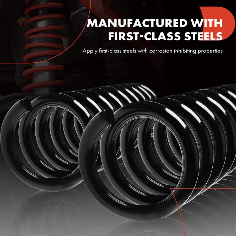 A Premium 2Pcs Front Suspension Coil Spring Set Compatible with  並行輸入品の画像