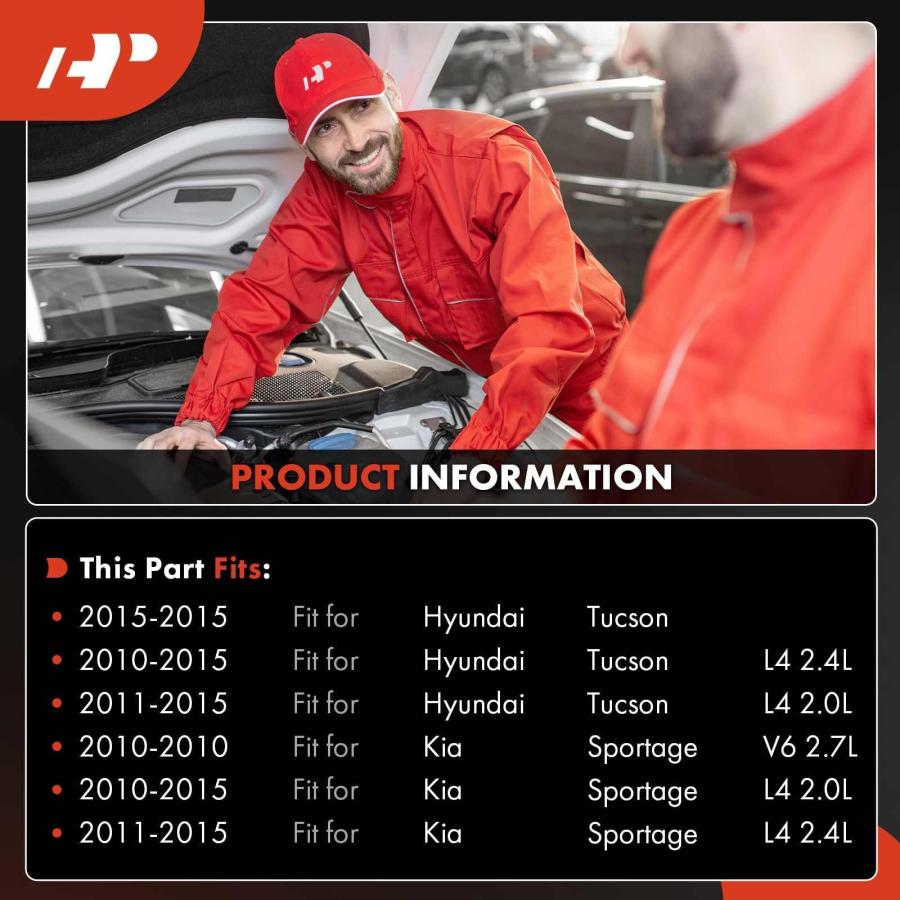 A Premium A/Cコンプレッサー クラッチ付き Kia Sportage Hyundai Tucson 2010 2015 並行輸入品の画像