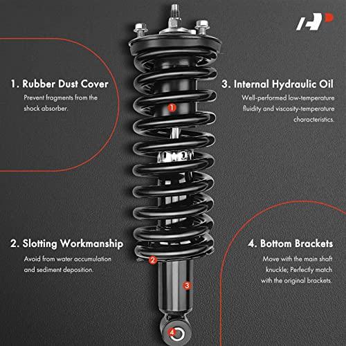 A Premium 2PCS Front Strut Shock Assembly w/Coil Spring [RWD] Co 並行輸入品の画像