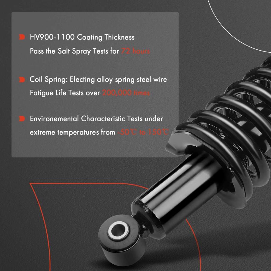 A Premium 2PCS Front Strut Shock Assembly w/Coil Spring [RWD] Co 並行輸入品の画像