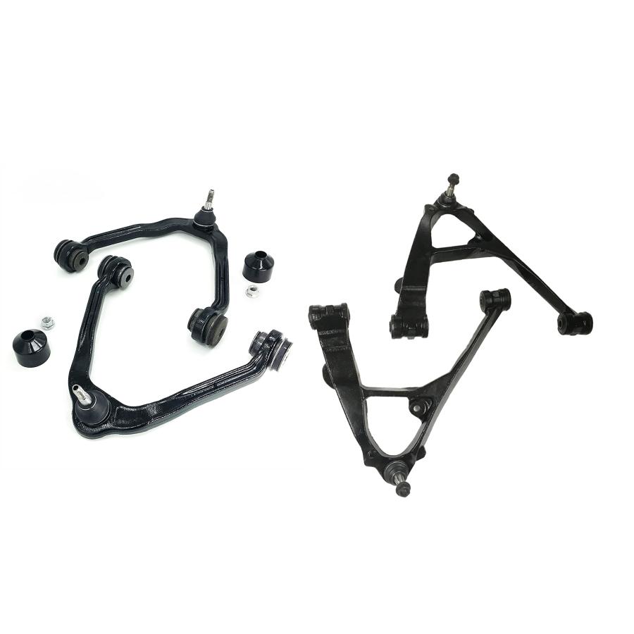 【並行輸入品】 PartsFlow 4PCS Suspension Kit Upper \u0026 Lower Control Arms Fits 20の画像