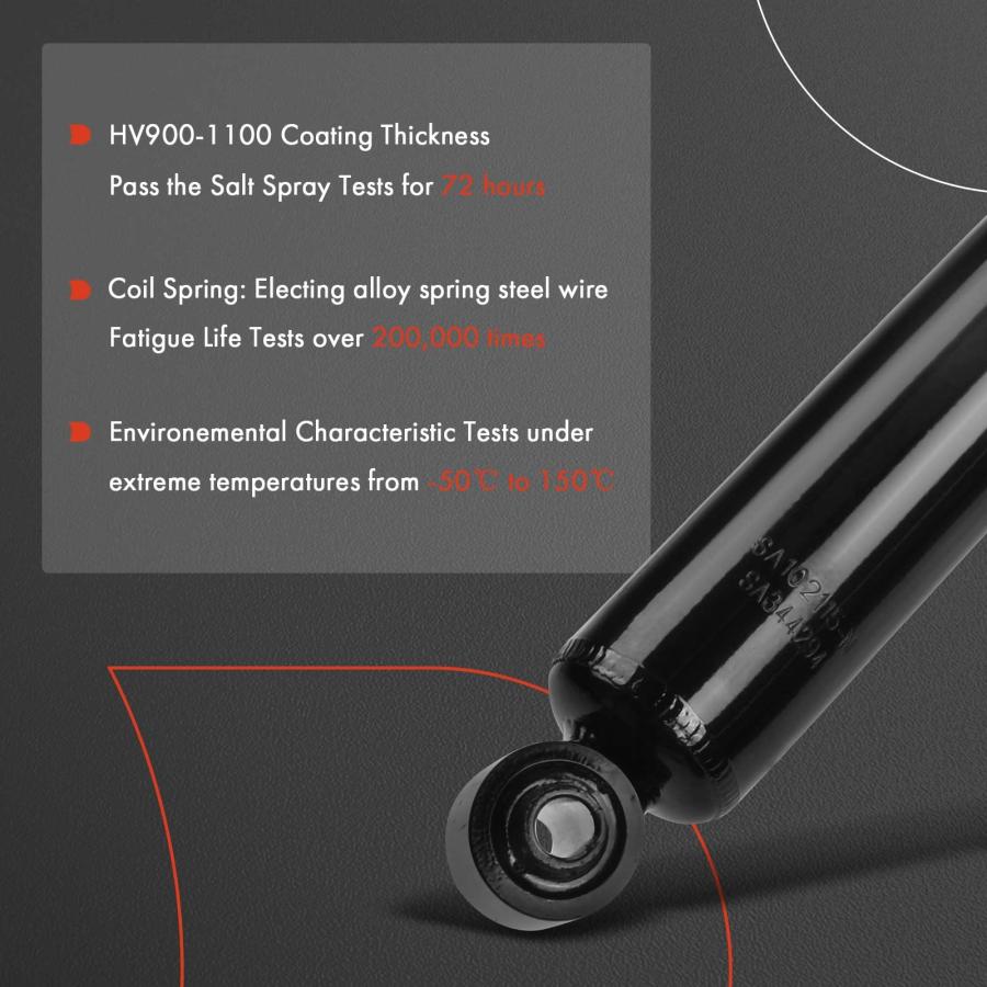 A Premium Front Pair (2) Shock Absorber Compatible with Mitsubis 並行輸入品_9