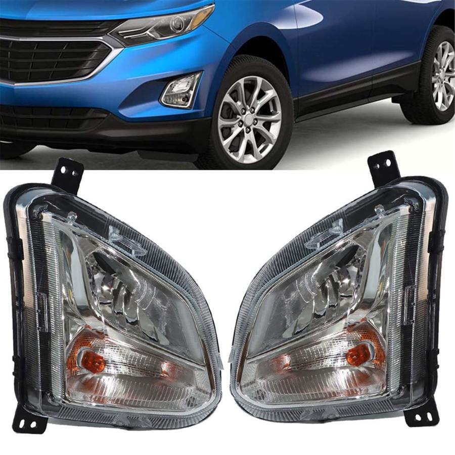 labwork フォグライト シグナルランプ付き 交換用 1ペア 2018 2019 2020 Chevy Equinox クリア 並行輸入品の画像