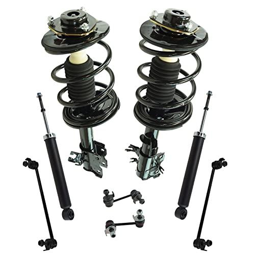 TRQ Front and Rear Suspension Kit Complete Strut & Coil Spring A 並行輸入品_1