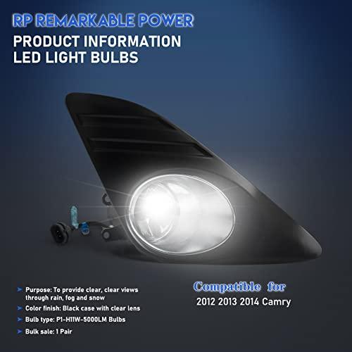 RP Remarkable Power LEDフォグライト 2012 2013 2014 カムリ クリアバンパー DRL フォグラ 並行輸入品_4