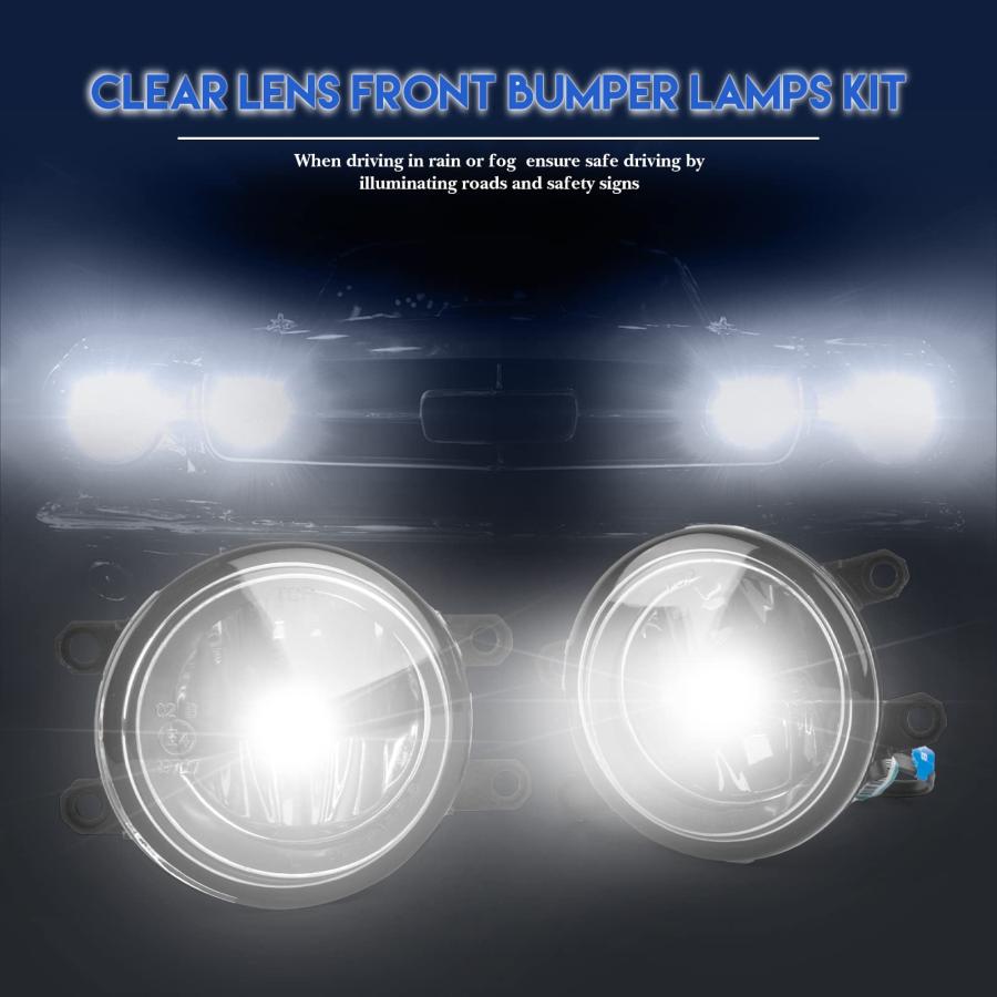 RP Remarkable Power LEDフォグライト 2012 2013 2014 カムリ クリアバンパー DRL フォグラ 並行輸入品_6