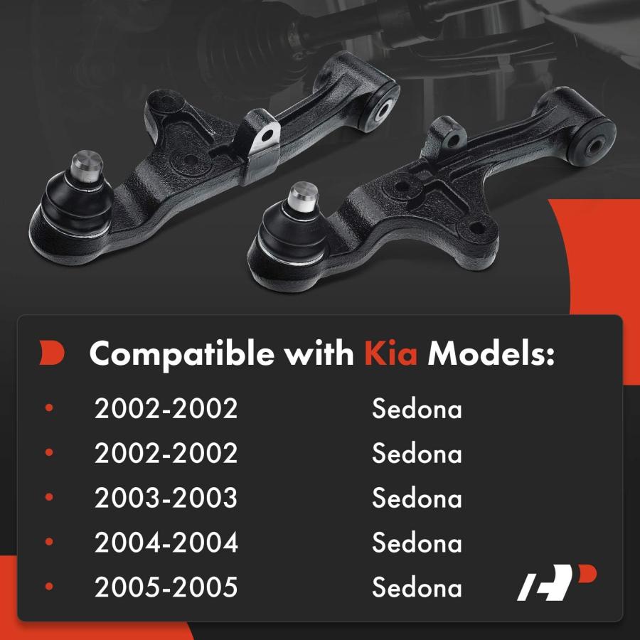 A Premium 2 x Front Lower Control Arm, with Ball Joint & Bushing 並行輸入品の画像