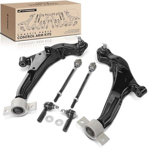 A Premium Set of 6, Front Lower Control Arm, Inner Outer Tie Rod 並行輸入品の画像