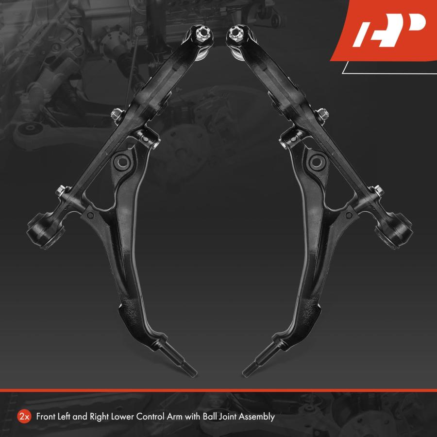 A Premium 2 x Front Lower Control Arm, with Bushing, Compatible  並行輸入品の画像