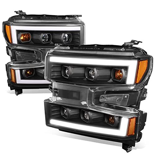 Auto Dynasty LED DRL Projector Headlights Assembly Compatible wi 並行輸入品_1