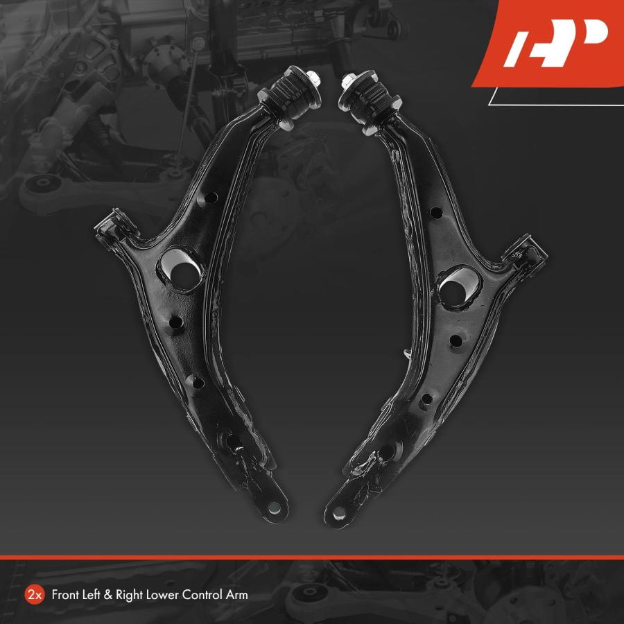 A Premium 2 x Front Lower Control Arm, with Bushing, Compatible  並行輸入品の画像