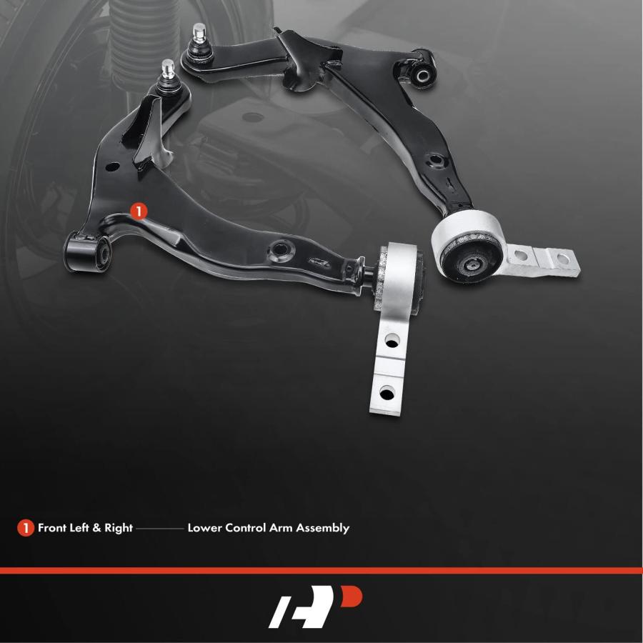 A Premium 2 x Front Lower Control Arm with Ball Joint & Bushing, 並行輸入品の画像