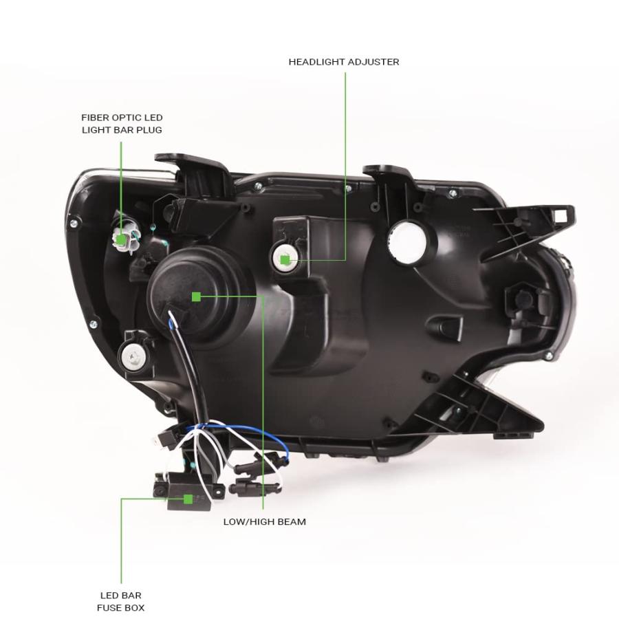 TLAPS 7422437498435 Compatible With 2012 2015 Toyota Tacoma DRL  並行輸入品_9