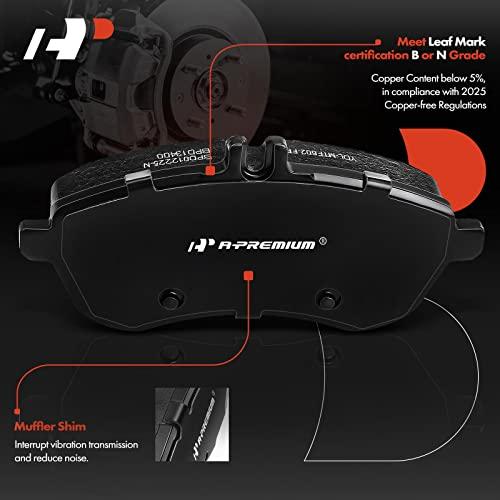 A Premium Front Ceramic Disc Brake Pads Set Compatible with Sele 並行輸入品_4