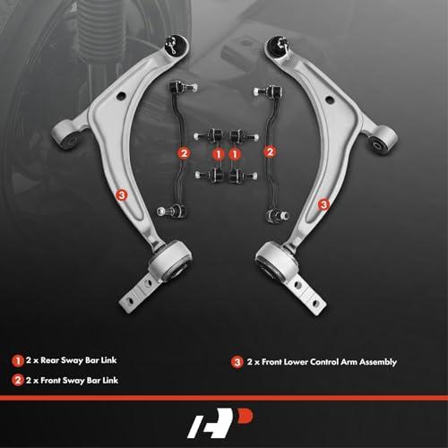 A Premium Set of 6, Front Lower Control Arm, Front & Rear Sway B 並行輸入品の画像