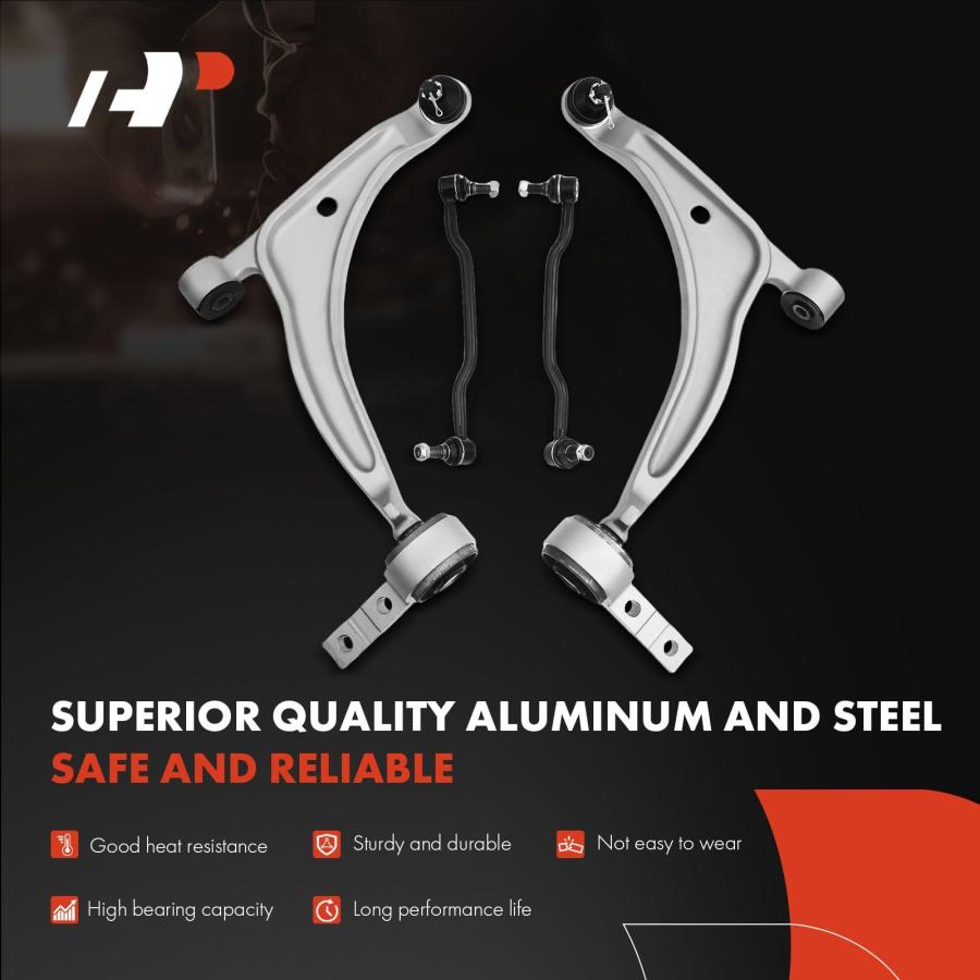 A Premium Set of 6, Front Lower Control Arm, Front & Rear Sway B 並行輸入品の画像