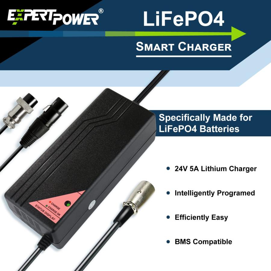 ExpertPower 24V 5A Smart Electric Scooter Charger for Lithium Li 並行輸入品｜wid-grab｜07