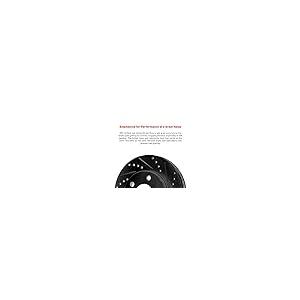 【並行輸入品】 Dynamic Friction Company Front Brake Rotors Drilled and Slottedの画像