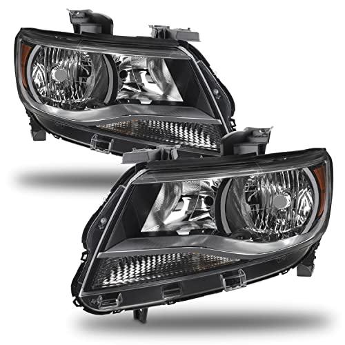 AKKON   Fits 2015 2022 Chevy Colorado Pickup [Halogen Type] Blac 並行輸入品の画像
