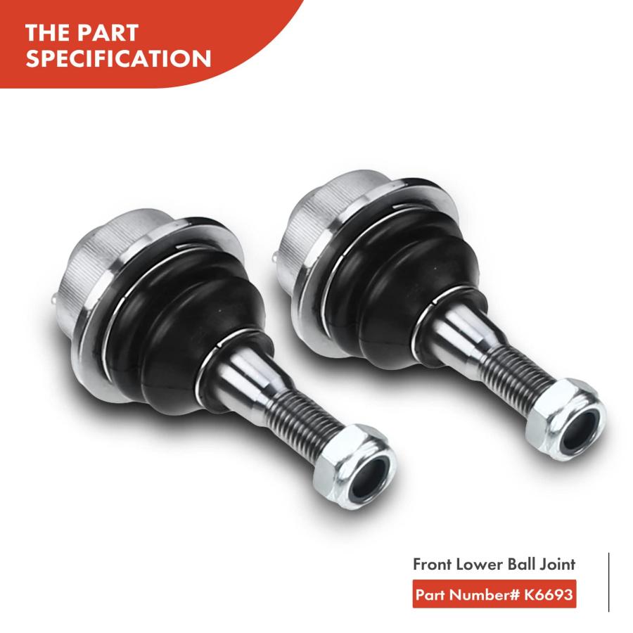 A Premium Set of 8, Front Upper Control Arm, Lower Ball Joint, I 並行輸入品の画像