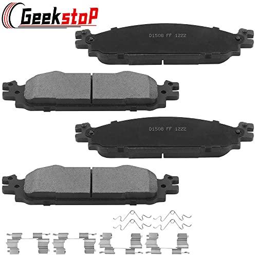 Geekstop Ceramic Front Brake Pad D1508 Kit Compatible with Ford  並行輸入品の画像