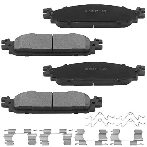 Geekstop Ceramic Front Brake Pad D1508 Kit Compatible with Ford  並行輸入品の画像