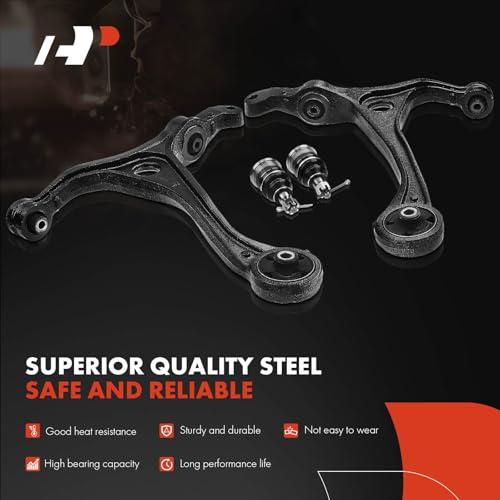 A Premium Set of 8, Front Upper Lower Control Arm, Lower Ball Jo 並行輸入品の画像