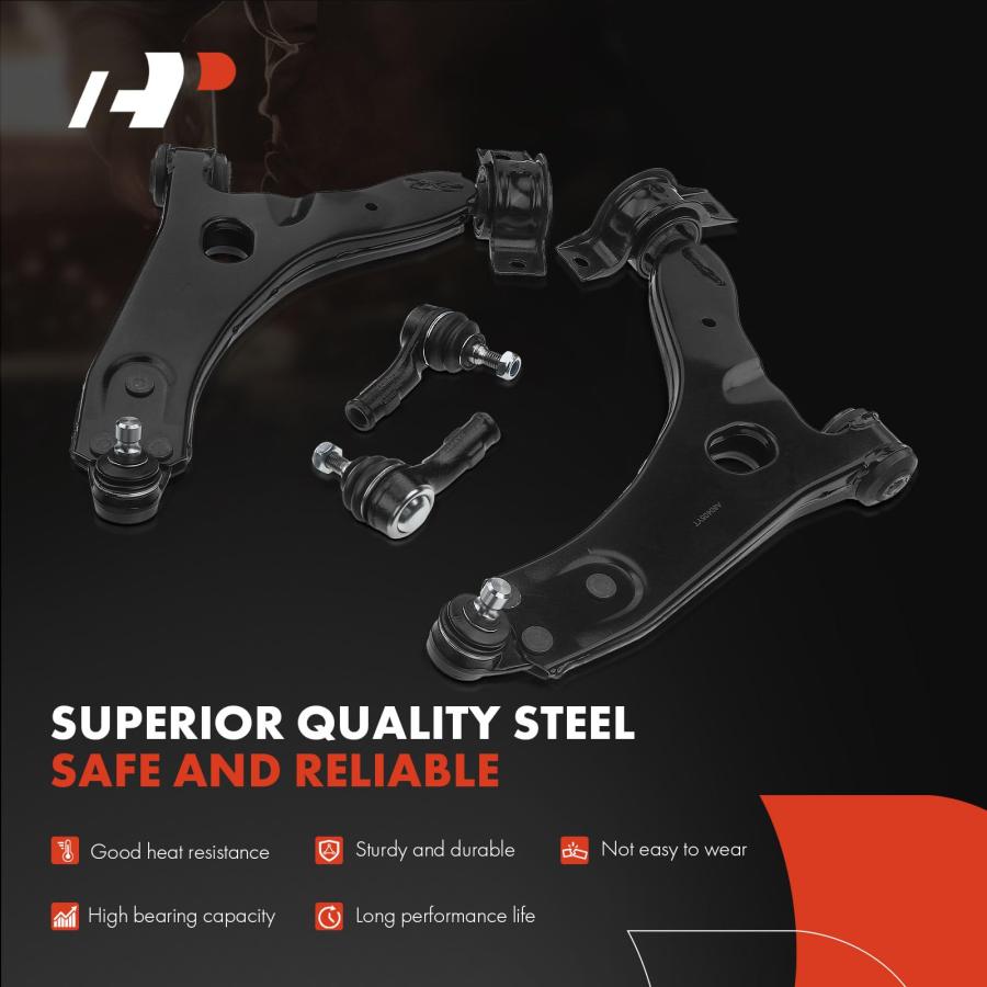 A Premium Set of 8, Front Lower Control Arm, Lower Ball Joint, I 並行輸入品の画像