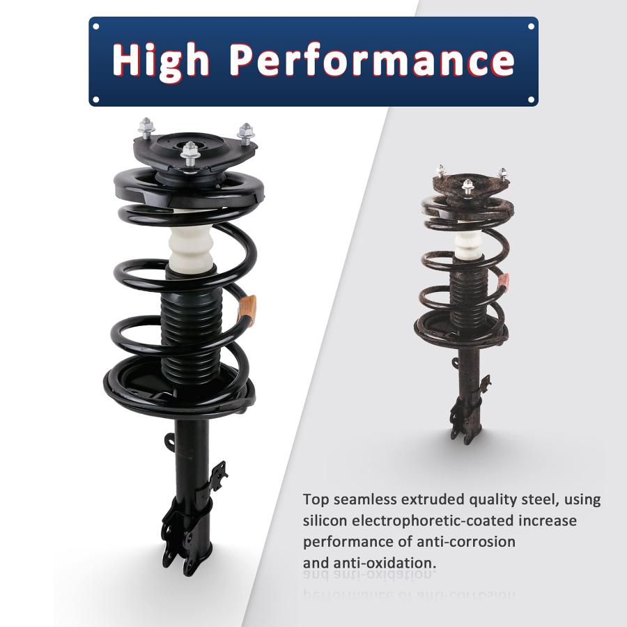【並行輸入品】 MOSTPLUS Pair Front Complete Strut Assembly 172529 172528 Compatの画像