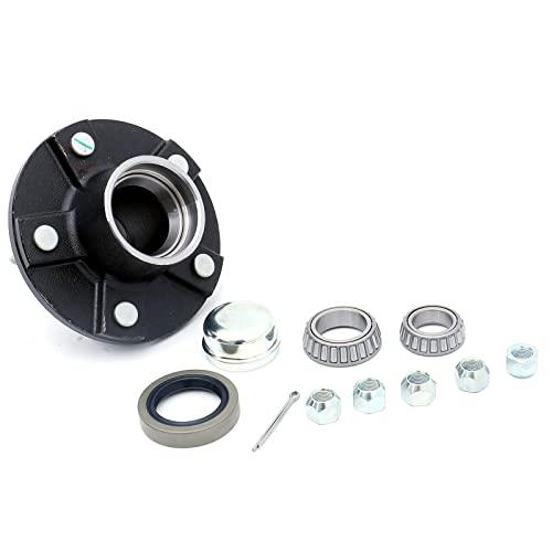 FKG トレーラーハブキット 5ボルト 5インチボルトサークル 1 3/8インチから1 1/16インチのテーパースピンドル付き3, 並行輸入品_1