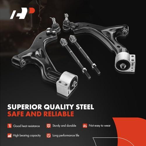A Premium Set of 8, Front Lower Control Arm, Inner & Outer Tie R 並行輸入品の画像