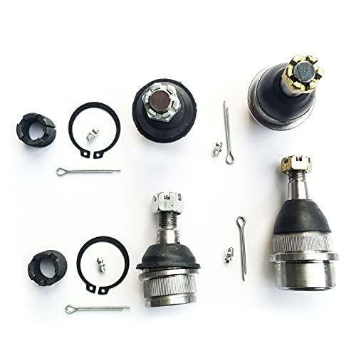 【並行輸入品】AngyMec 4PC フロント上部下部ボールジョイントサスペンションキット ジープチェロキー90 01用 ジープ コマンチ 90の画像