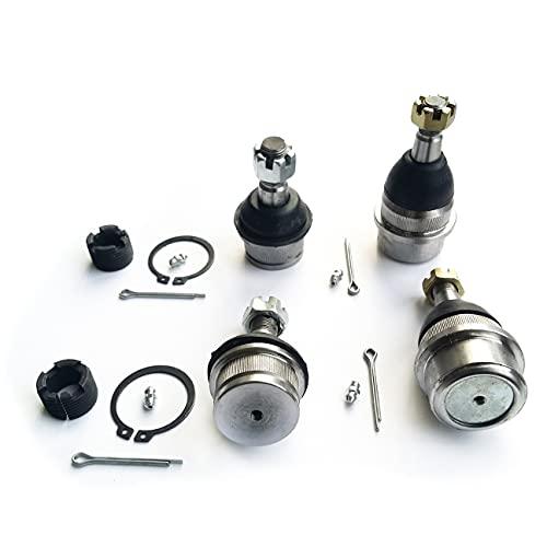 【並行輸入品】AngyMec 4PC フロント上部下部ボールジョイントサスペンションキット ジープチェロキー90 01用 ジープ コマンチ 90の画像