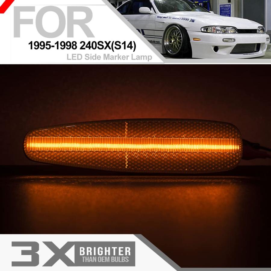 nsautolighting Full LED Side Marker Lights Side Indicator Lamps  並行輸入品の画像