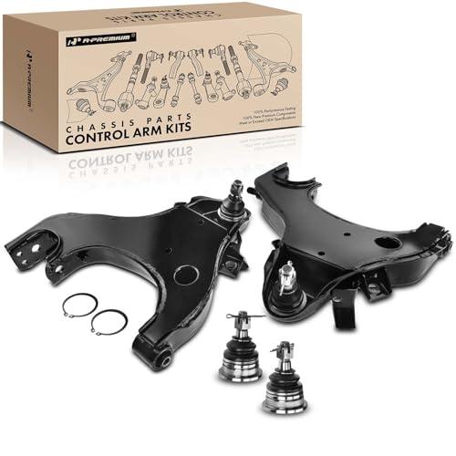 A Premium Set of 4, Front Lower Control Arm, Upper Ball Joint, C 並行輸入品の画像