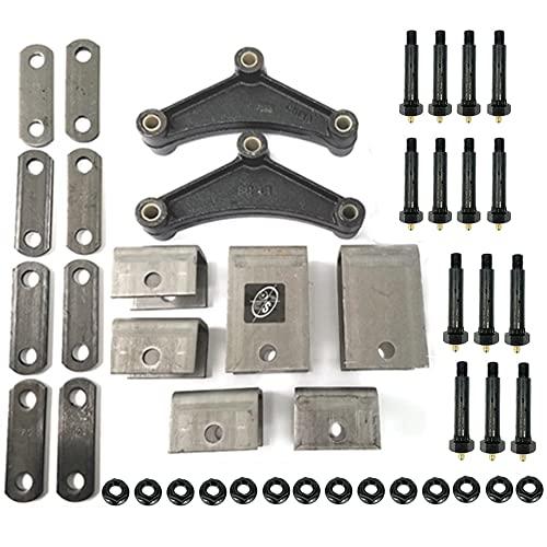 Southwest Wheel グリース可能なタンデムトレーラー車軸ハンガーキット ダブルアイスプリング用 (5.2K車軸) SO 並行輸入品_1