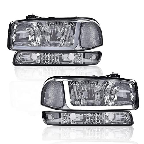 G PLUS LED DRLヘッドライト 1999 2007 GMC Sierra 1500/2001 2007 GMC Sier 並行輸入品の画像