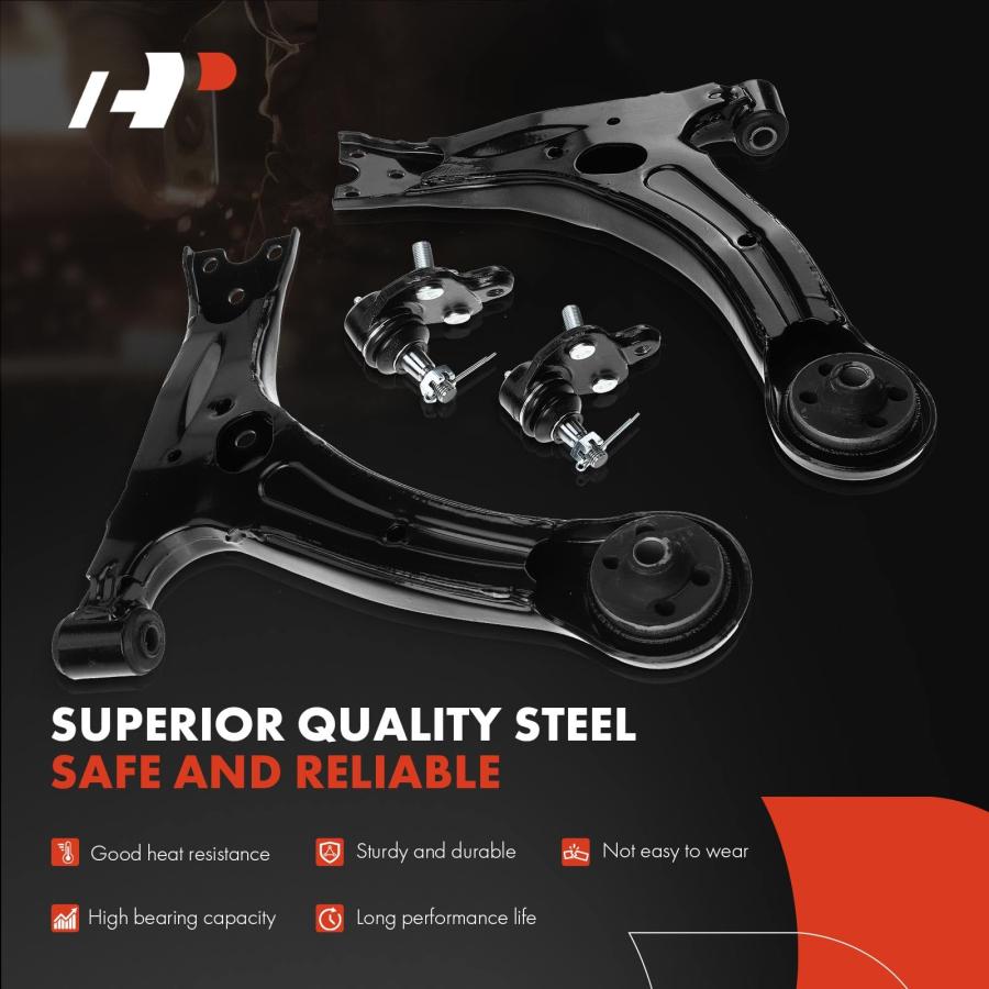A Premium Set of 4, Front Lower Control Arm, Lower Ball Joint, C 並行輸入品の画像
