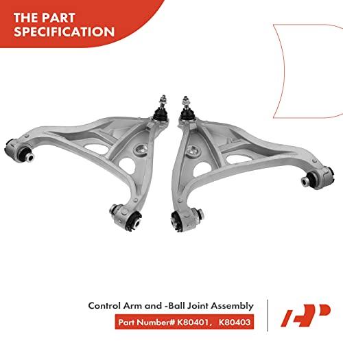A Premium Set of 6, Front Lower Control Arm, Inner & Outer Tie R 並行輸入品の画像