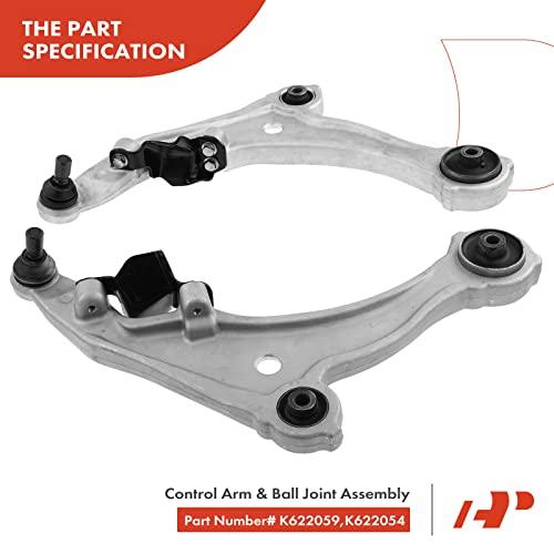 A Premium Set of 4, Front Lower Control Arm, Outer Tie Rod End,  並行輸入品の画像
