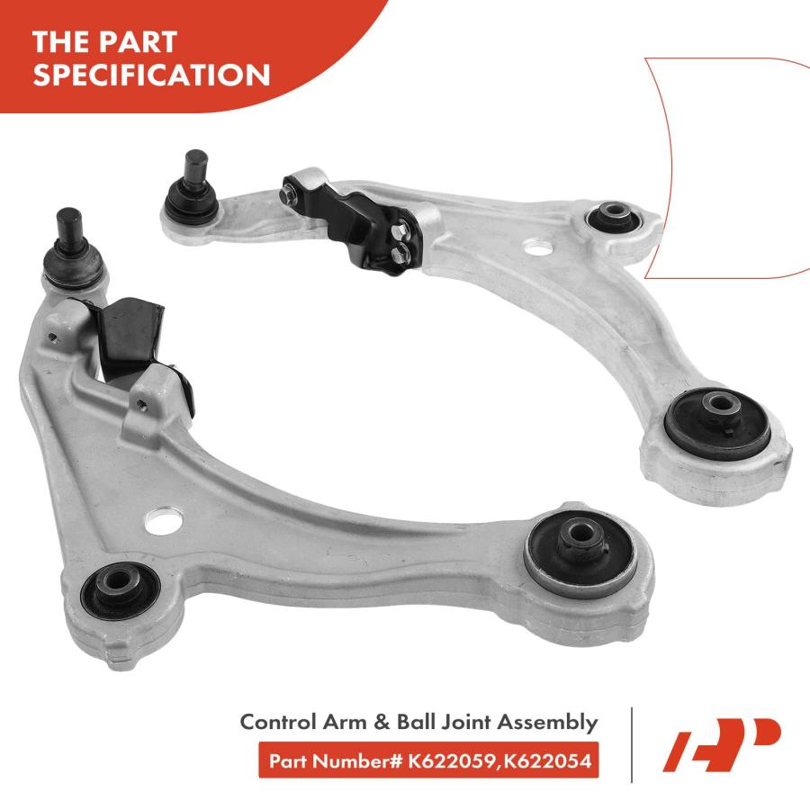 A Premium Set of 4, Front Lower Control Arm, Outer Tie Rod End,  並行輸入品の画像