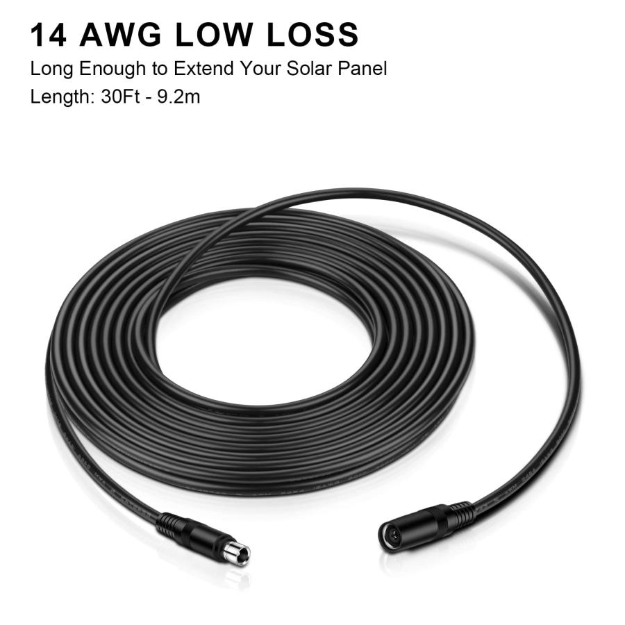 iGreely 8mm 延長ケーブル DC 8020コード Jackery 1500 2000に対応